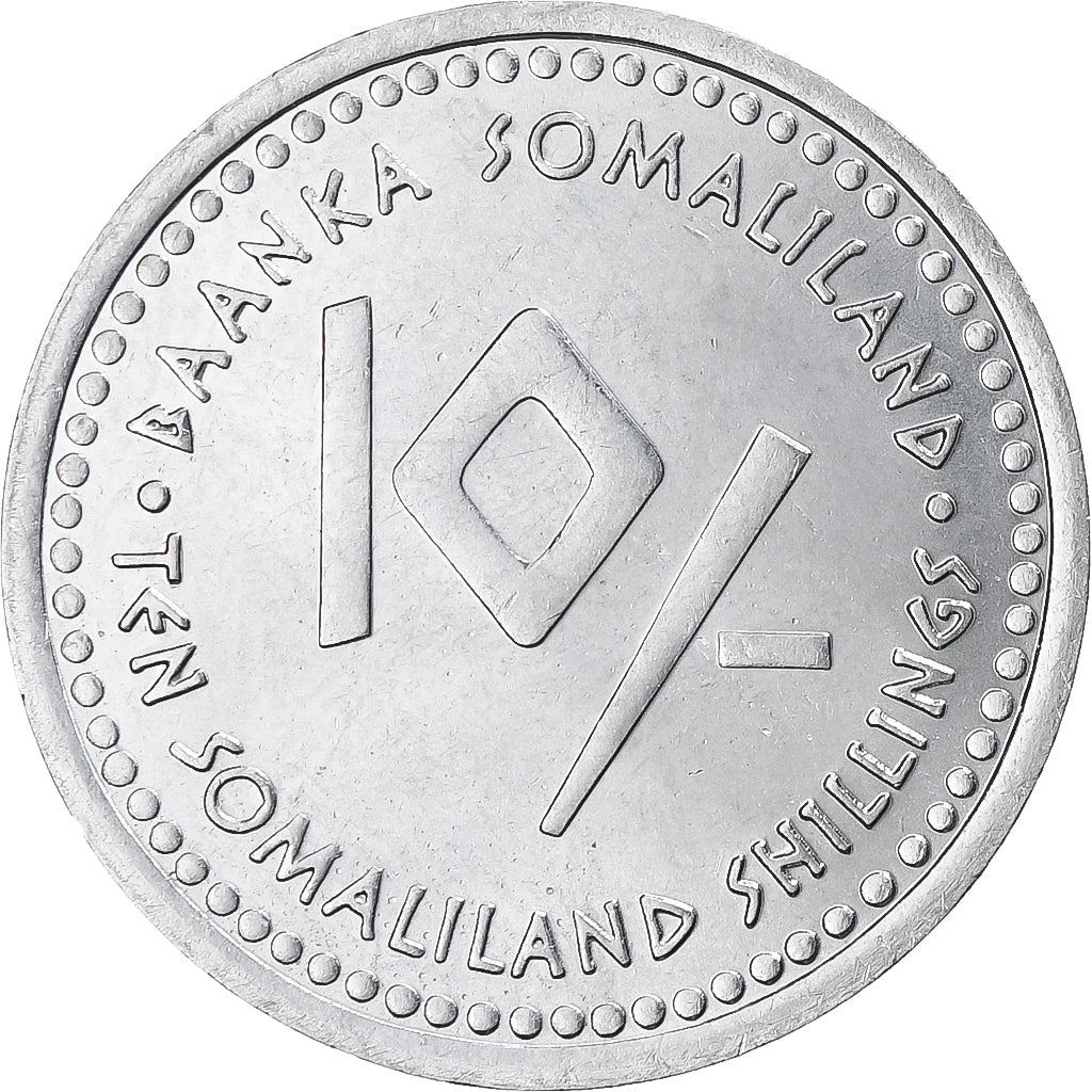 Somalilandas | 10 šilingų moneta | Svarstyklės | Nerūdijantysis plienas | KM:15 | 2006