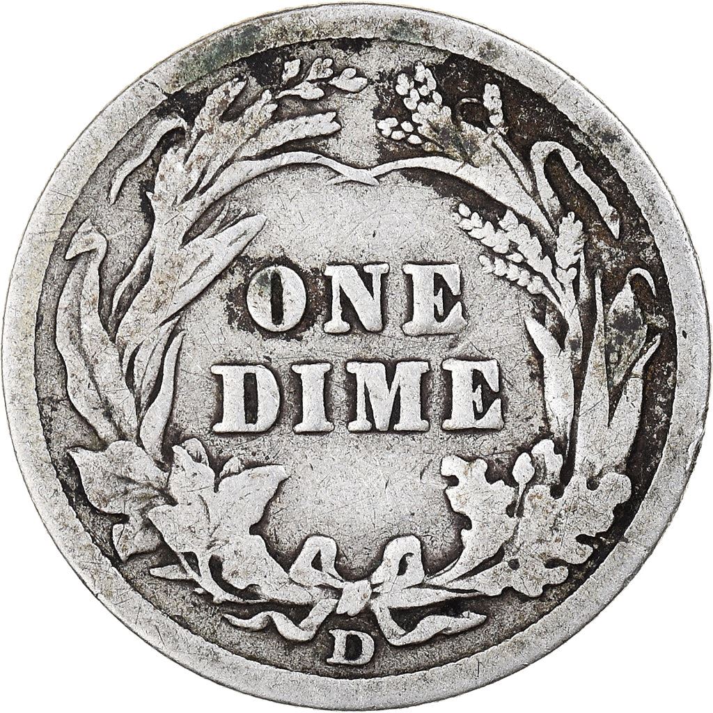 미국 | 1 다임 동전 | 바버 다임 | KM:113 | 1892 - 1916