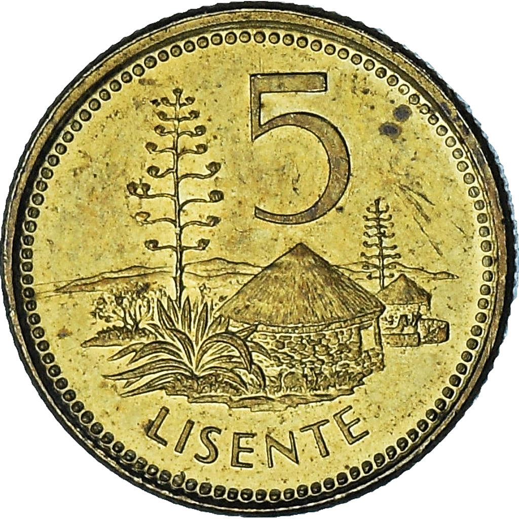Lesotho | 5 Lisente Coin | Pine tree | Km:62 | 1998 - 2006