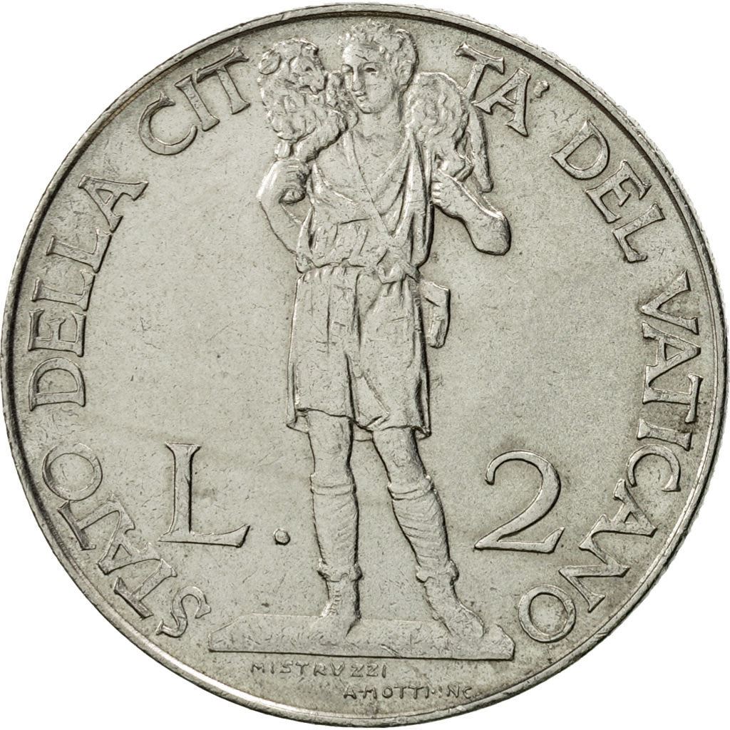 Watykan | Moneta 2 Lire | Pius XII | Km:27A | 1940 - 1941