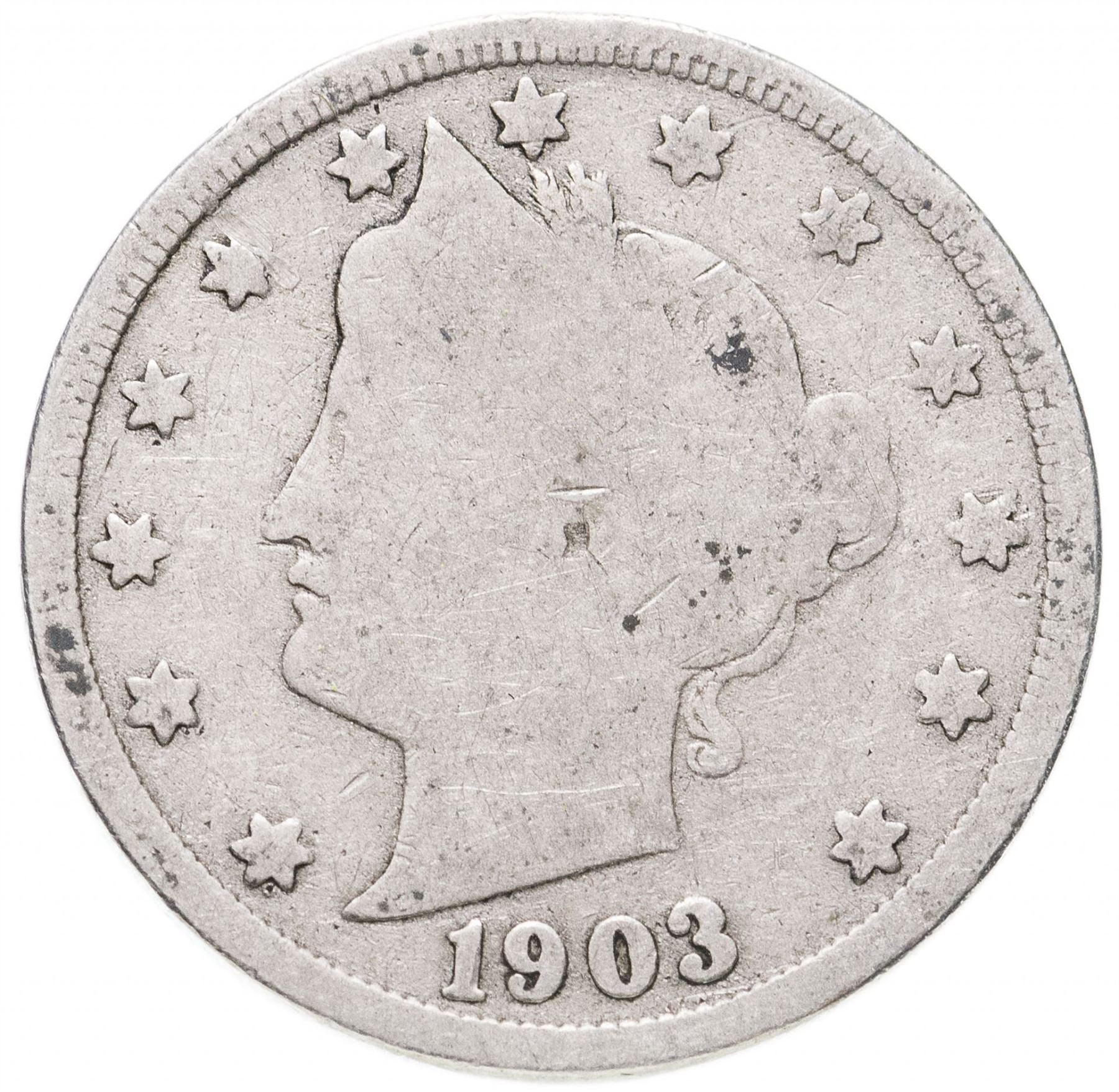 United States | 5 Cents Coin | Liberty | Roman Numeral | KM112 | 1883 - 1913