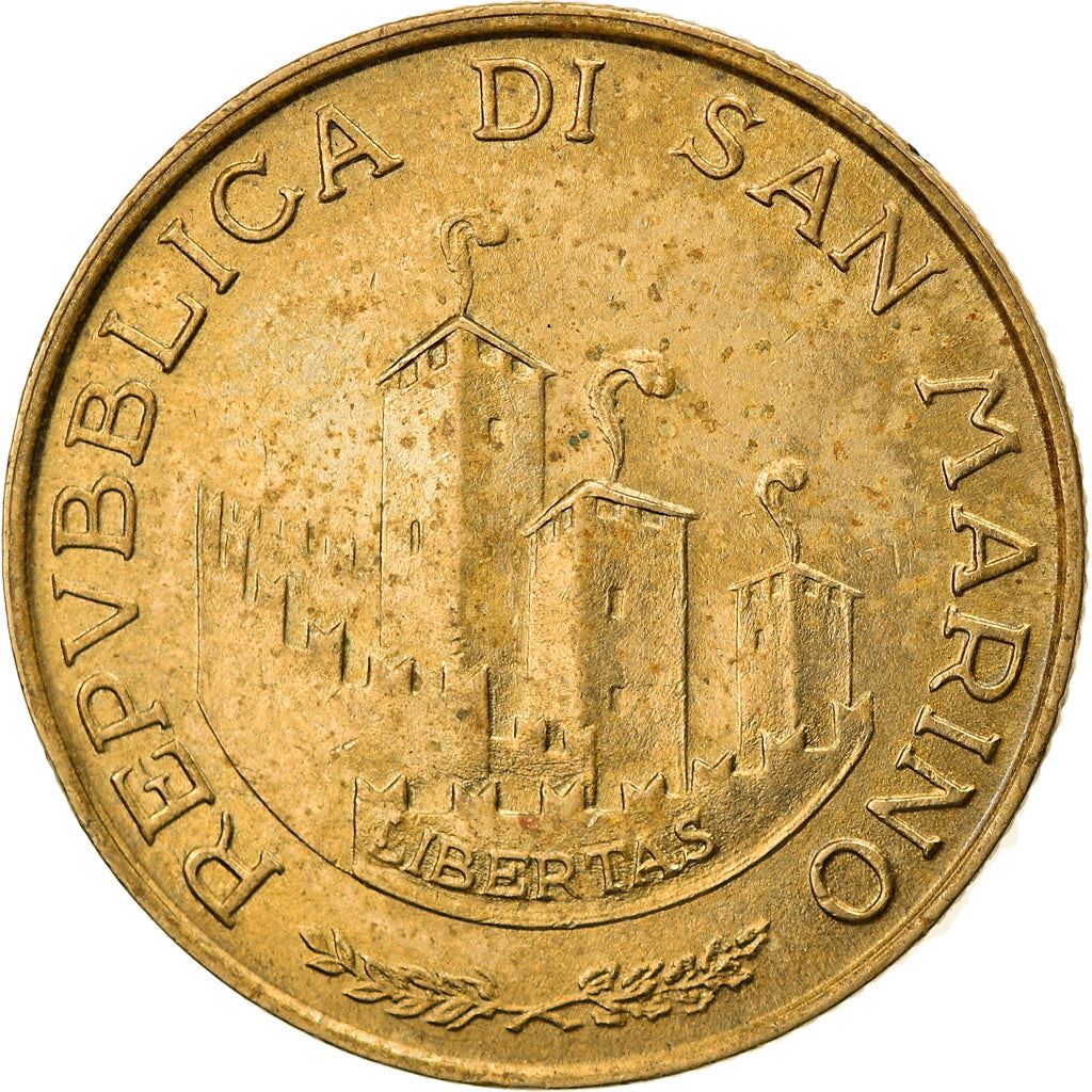 San Marino | 200 Lire Coin | Gates of San Marino | Km:300 | 1993