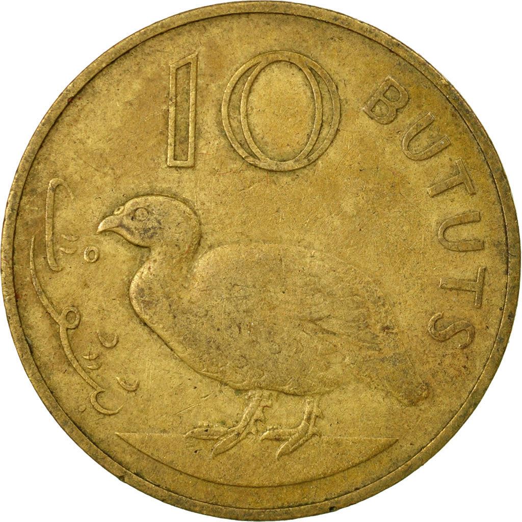 The Gambia | 10 Bututs Coin | Double-spurred francolin | Km:10 | 1971