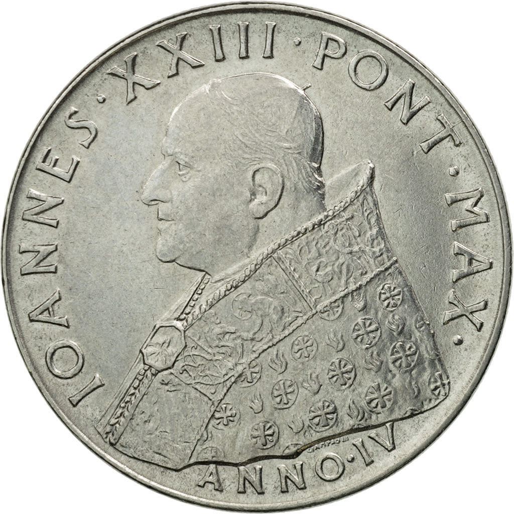 Vatican City | 100 Lire Coin | Second Vatican Council | Km:73 | 1962