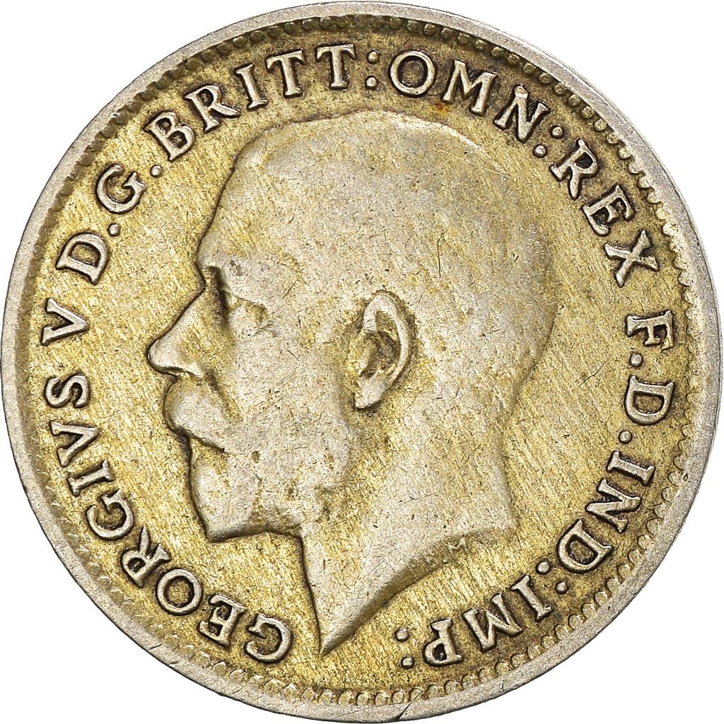 United Kingdom | 3 Pence Coin | George V | KM:813a | 1920 - 1927