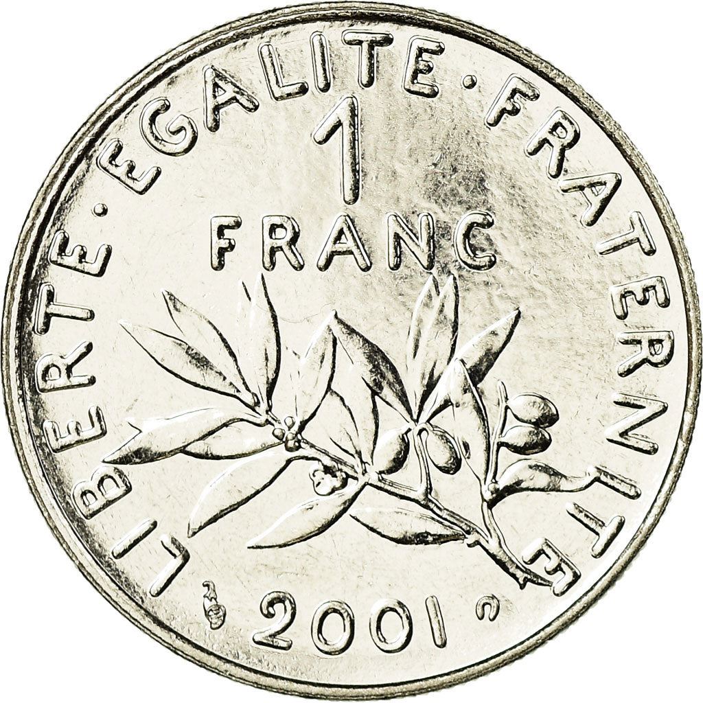 French 1 Franc Coin | Signature D'AP. O.ROTY | proof | KM925.2 | France | 1991 - 2001