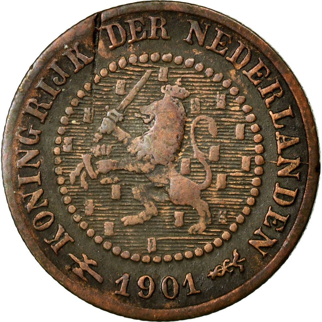 Netherlands | 1/2 Cent Coin | Lion | Km:109 | 1878 - 1901