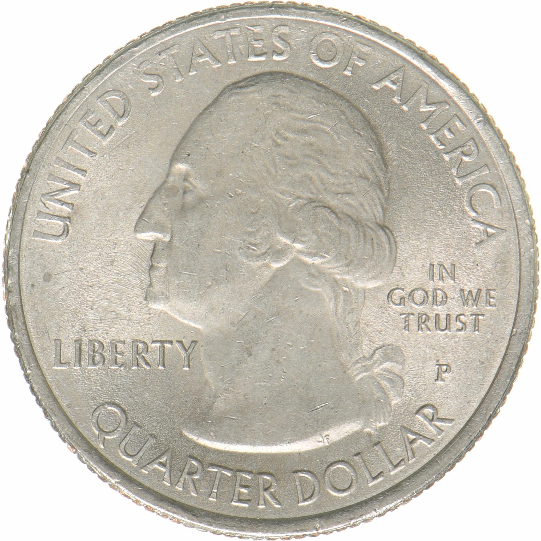 Estados Unidos | Moneda de 1/4 de dólar | Parque Histórico Nacional Saratoga | KM:601 | 2015