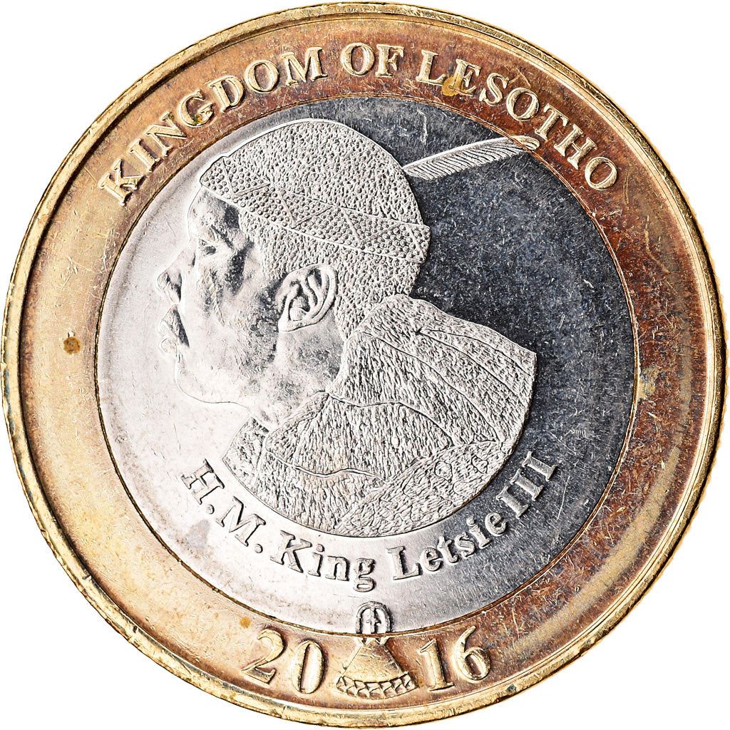 Lesotho | 5 Maloti Coin | King Letsie III | 2016