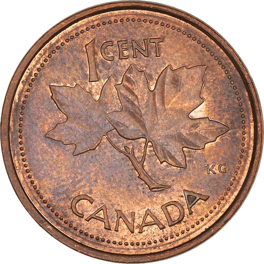 Canada | 1 Cent Coin | Copper plated steel | Golden Jubilee | KM:445b | 2002