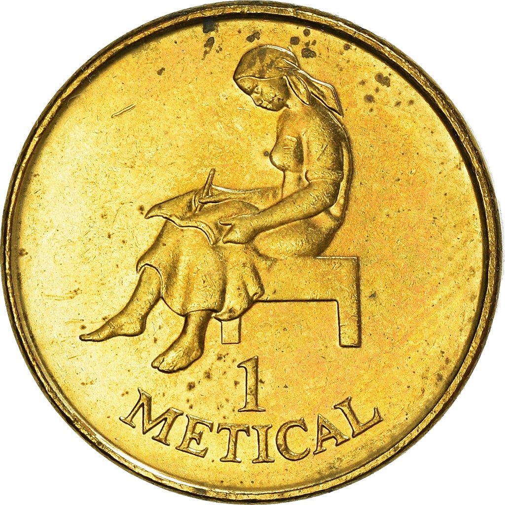 Mozambique | 1 Metical Coin | Writer | Km:115 | 1994
