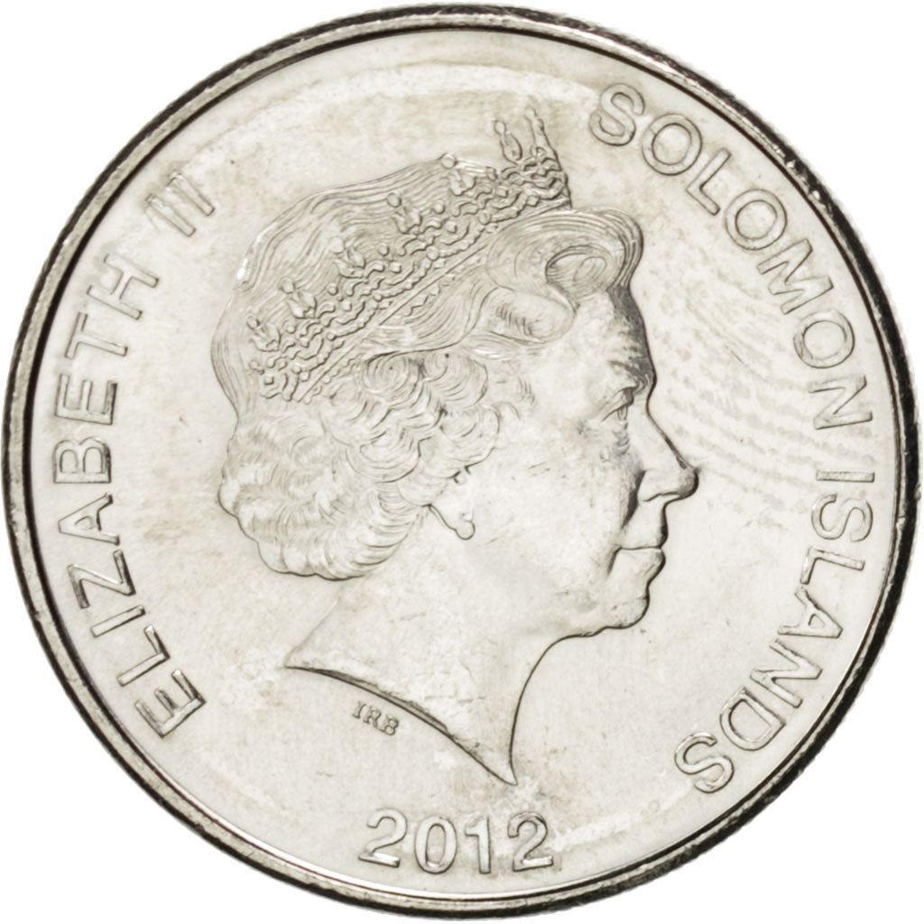 Salomonøerne | 50 Cents Mønt | Elizabeth II | Ørnens Ånd | KM:237 | 2012 - 2016