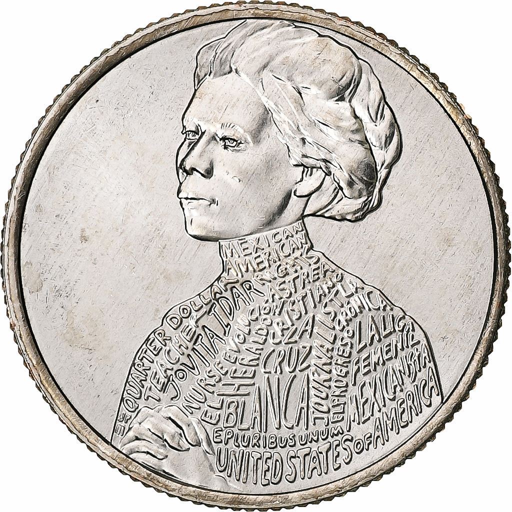 Vereinigte Staaten | 1/4-Dollar-Münze | Jovita Idar | Km:784 | 2023