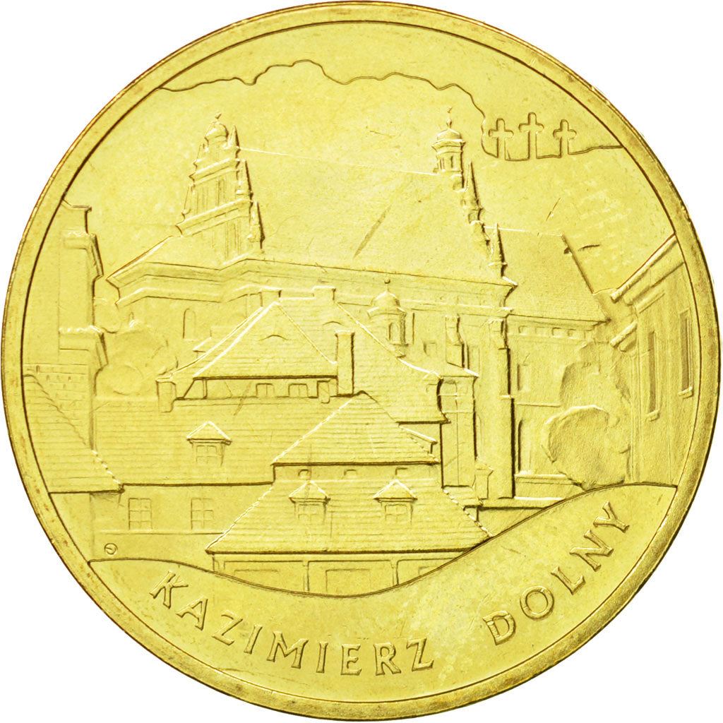 Poland | 2 Zlotys Coin | Kazimierz Dolny | Y:641 | 2008