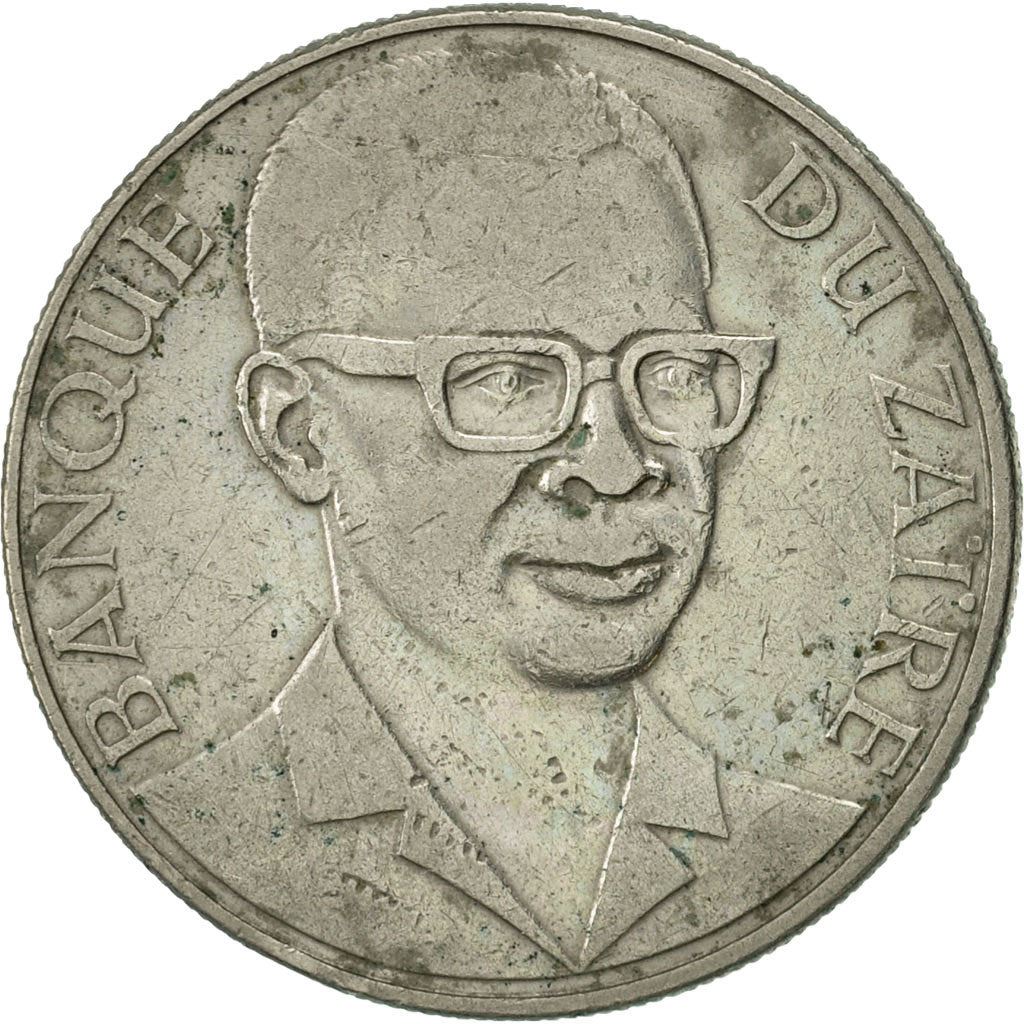 Zaire | 10 Makuta Coin | Mobutu Sese Seko | Km:7 | 1973 - 1978