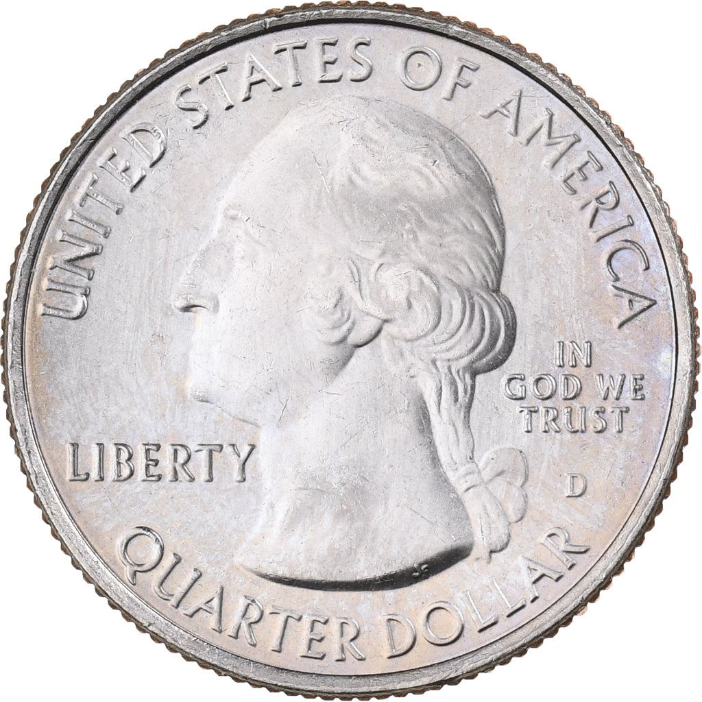 United States | 1/4 Dollar Coin | Oregon | Mount Hood | Km:473 | 2010