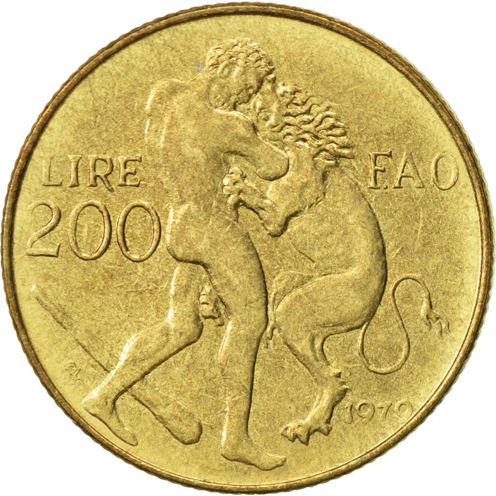 San Marino | 200 Lire Coin | FAO | Km:96 | 1979