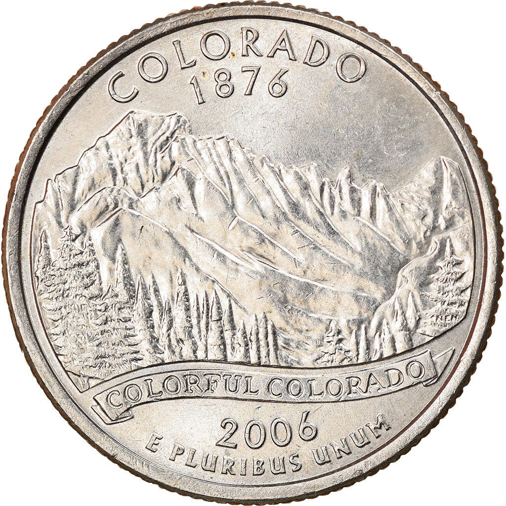 United States | 1/4 Dollar Coin | Colorado | Km:384 | 2006