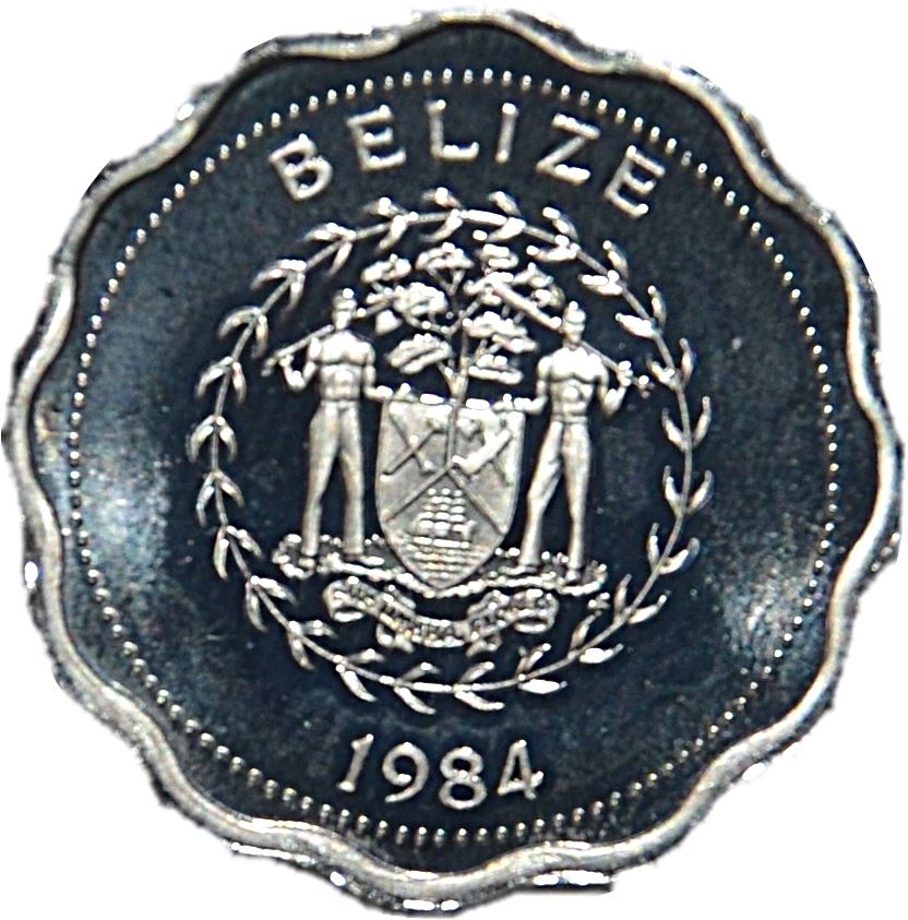 Belizean 1 Cent Coin | Swallow tailed Kite | KM90 | Belize | 1984