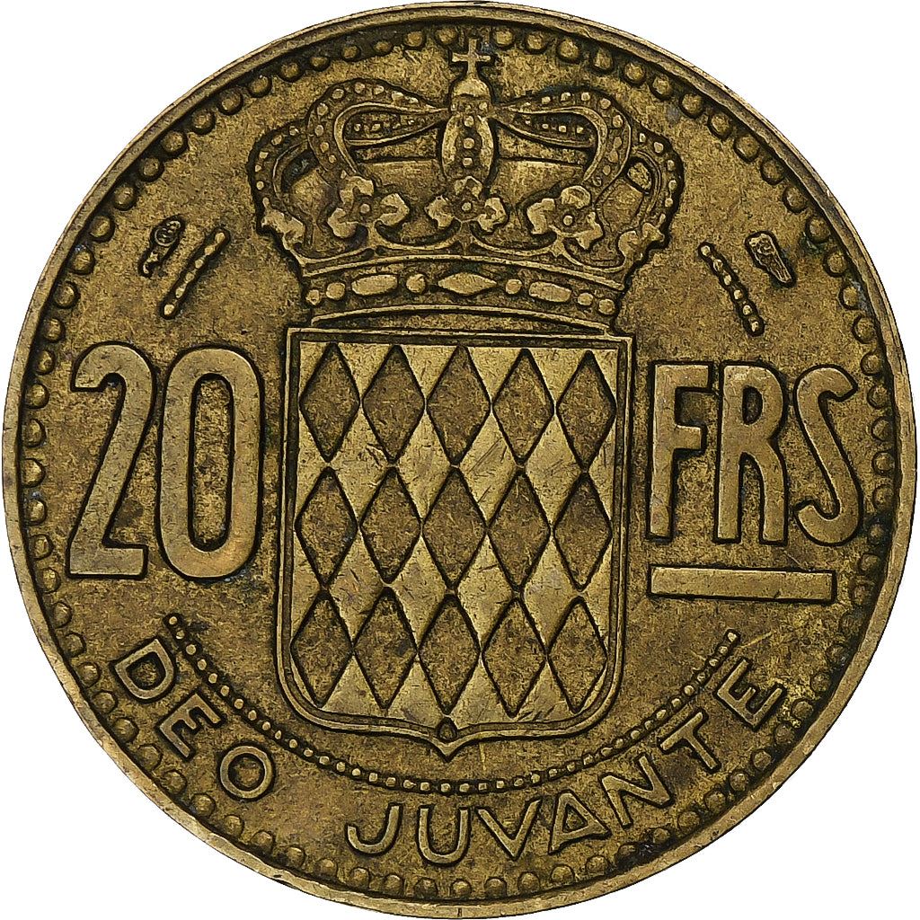 Монако | Монета 20 франков | Ренье III | Km:131 | 1950 - 1951