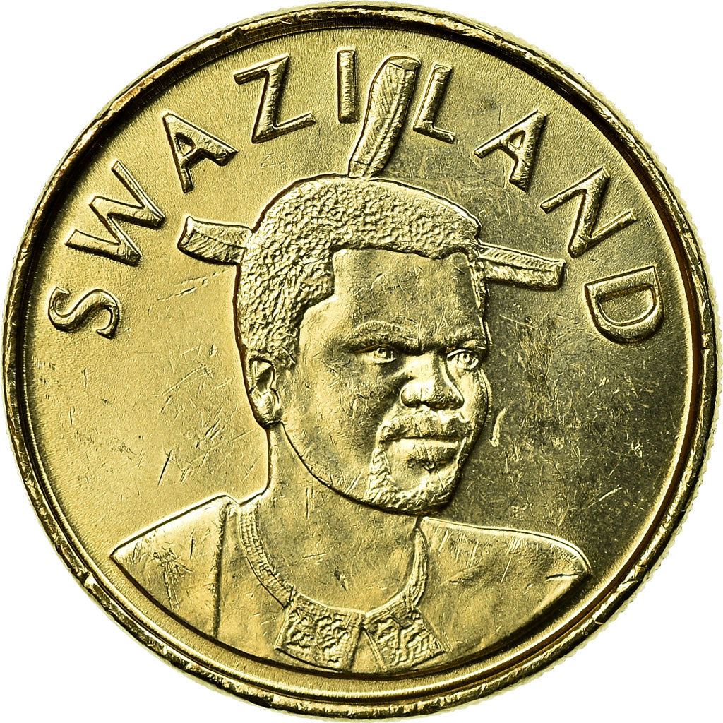 Eswatini 1 Lilangeni Coin | King Mswati III | Ntfombi of Eswatini | KM45 | 1995 - 2009