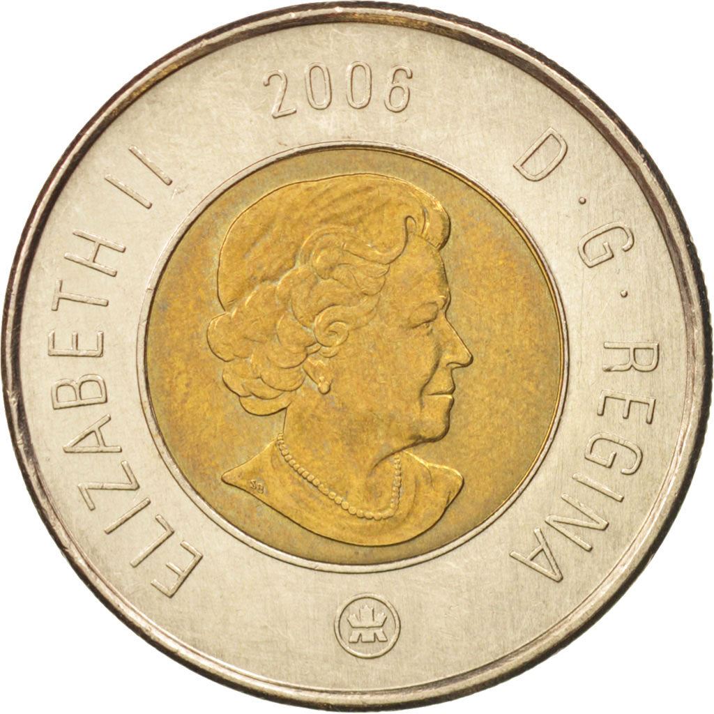 Canada | 2 Dollars Coin | Bimetallic | Polar bear | KM:837 | 2006-2012