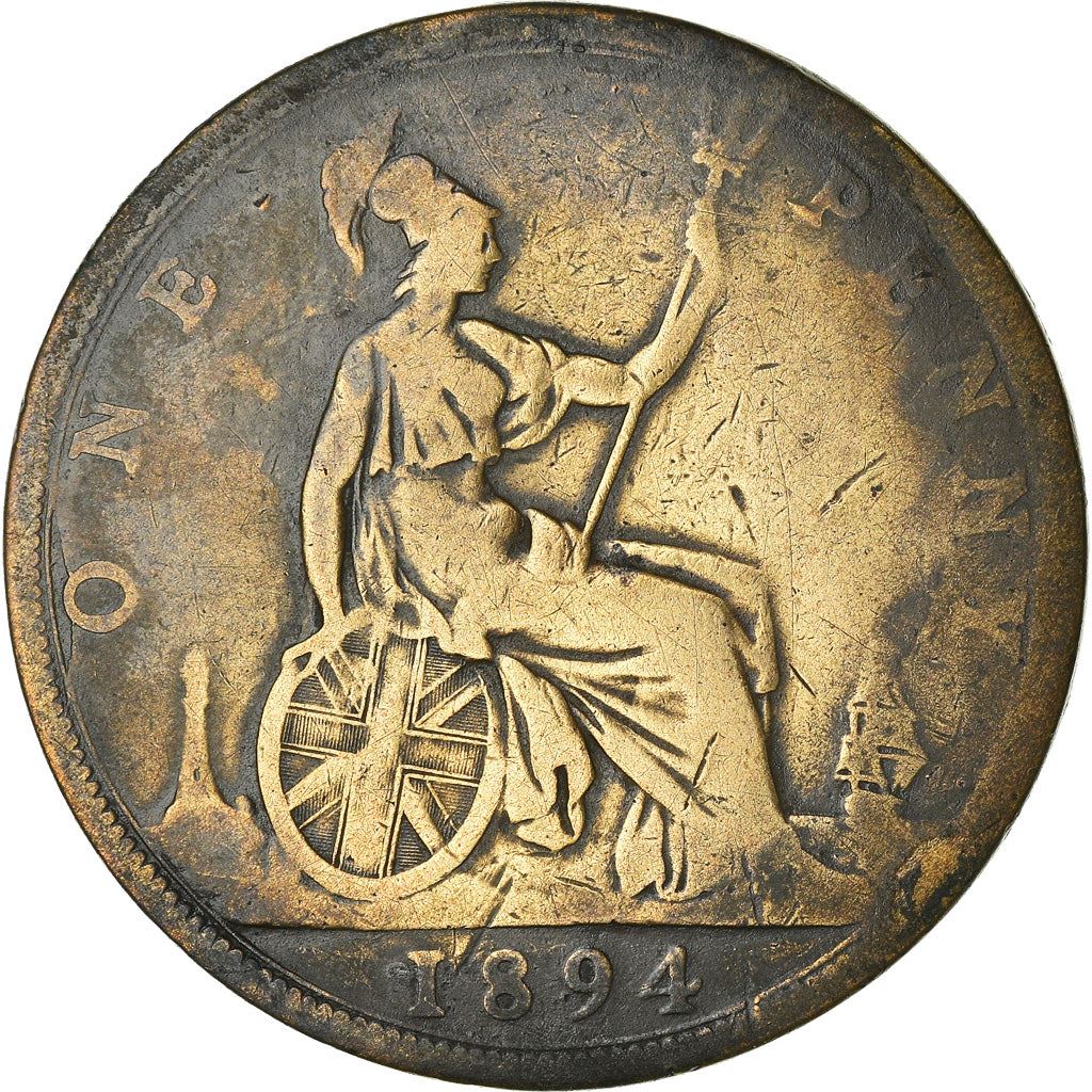 United Kingdom | 1 Penny Coin | Victoria | KM:755 | 1874 - 1894