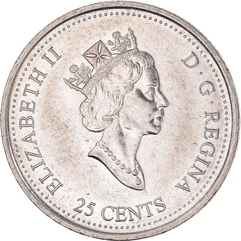 Canada | 25 Cents Coin | Our Northern Heritage | Nickel | KM:345 | 1999