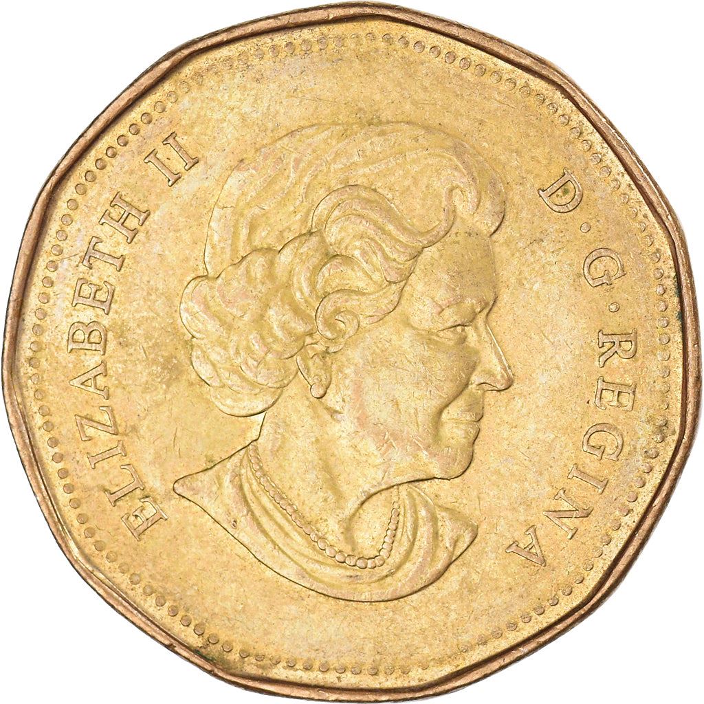 Canada | 1 Dollar Coin | Bronze plated nickel | 4th portrait | KM:495 | 2003-2012