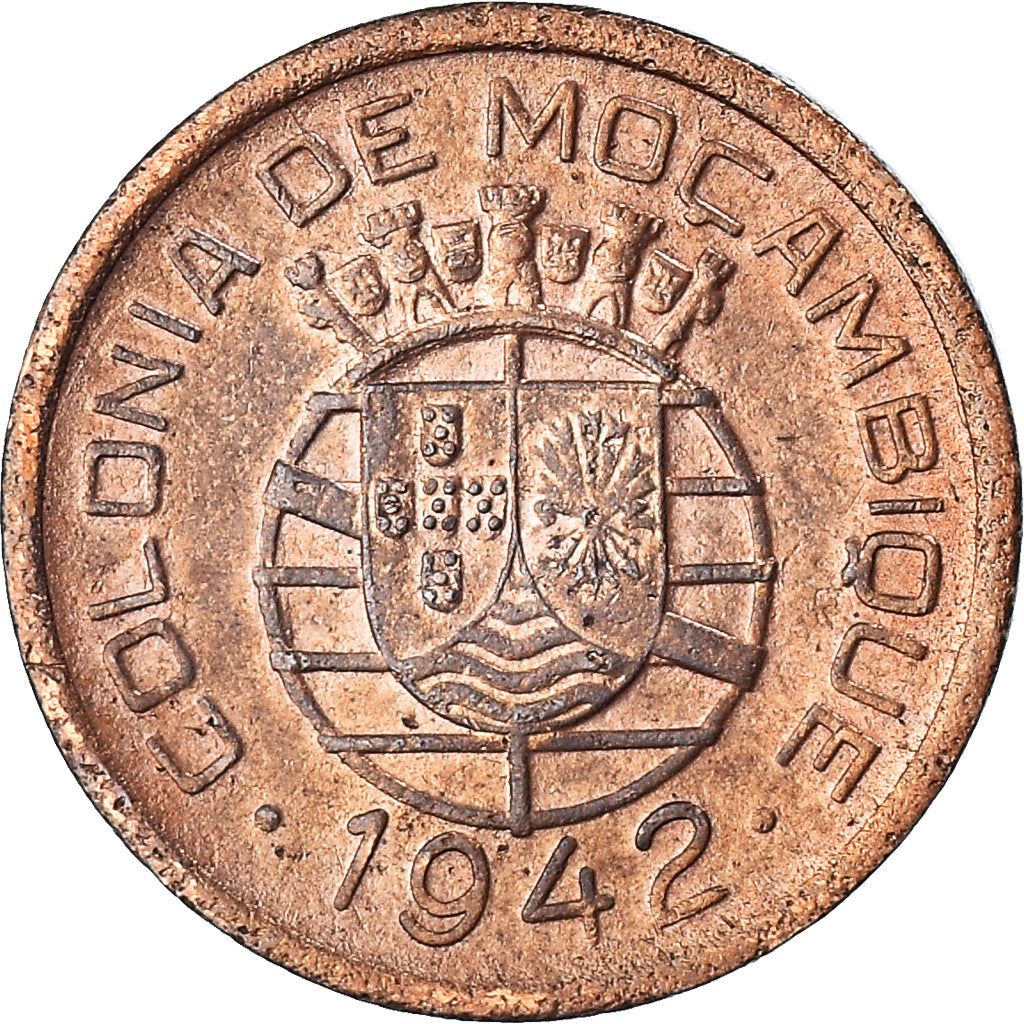 Mozambique | 10 Centavos Coin | Bundle of Arrows | KM:72 | 1942
