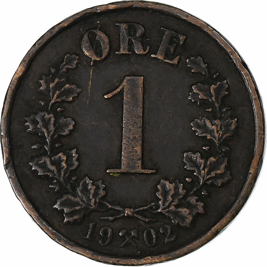 Norge | 1 Øre Mønt | Oscar II | Km:352 | 1876 - 1902