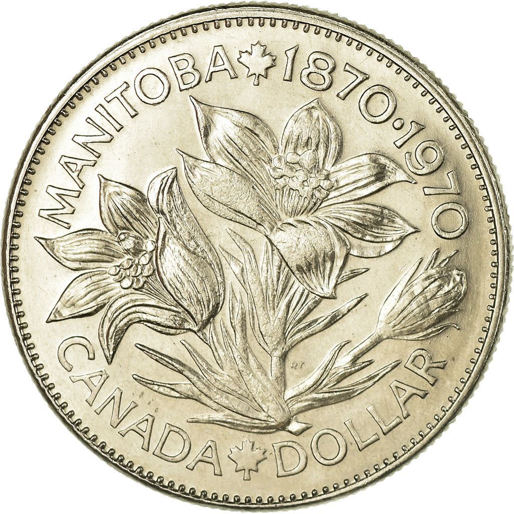 Canada | 1 Dollar Coin | Manitoba | Nickel | KM:78 | 1970