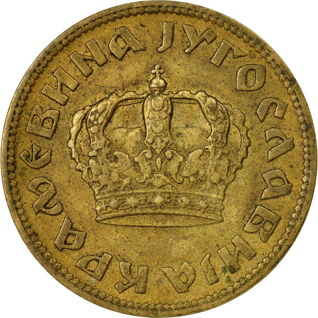 Yugoslavia | 2 Dinara Coin | Large Crown | Km:20 | 1938