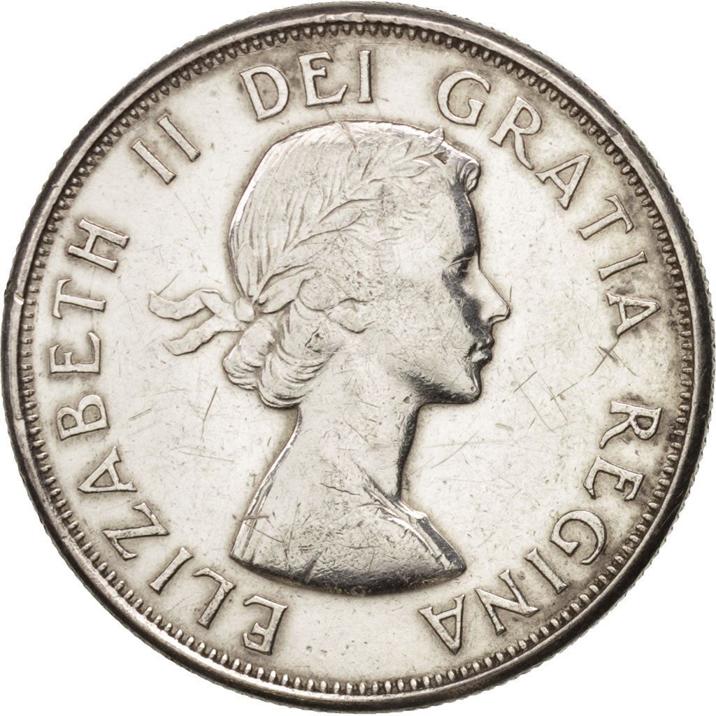 Canada | 50 Cents Coin | Silver | 1st portrait | KM:56 | 1959-1964