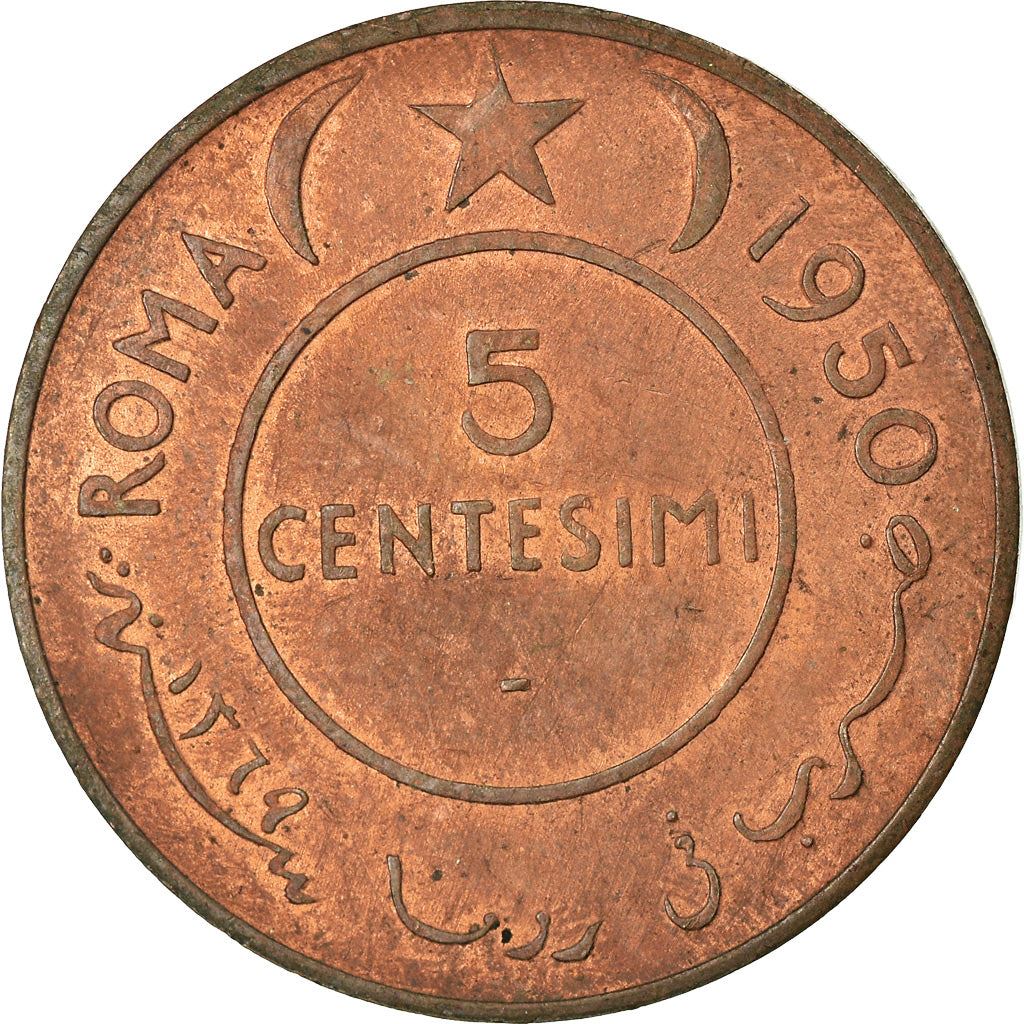 Somalia | 5 Centesimi Coin | Elephant | Km:2 | 1950