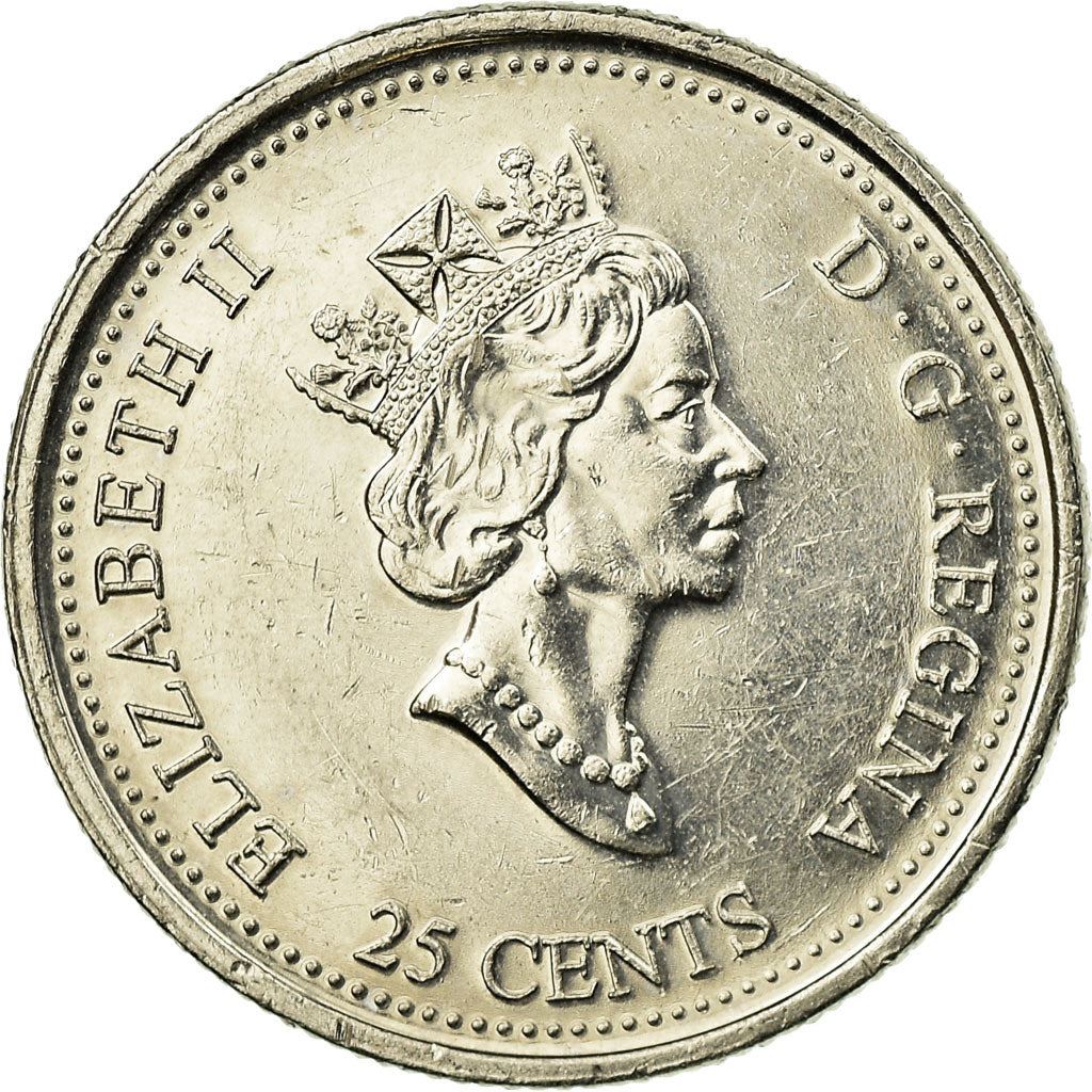 Canada | 25 Cents Coin | Our Northern Heritage | Nickel | KM:345 | 1999
