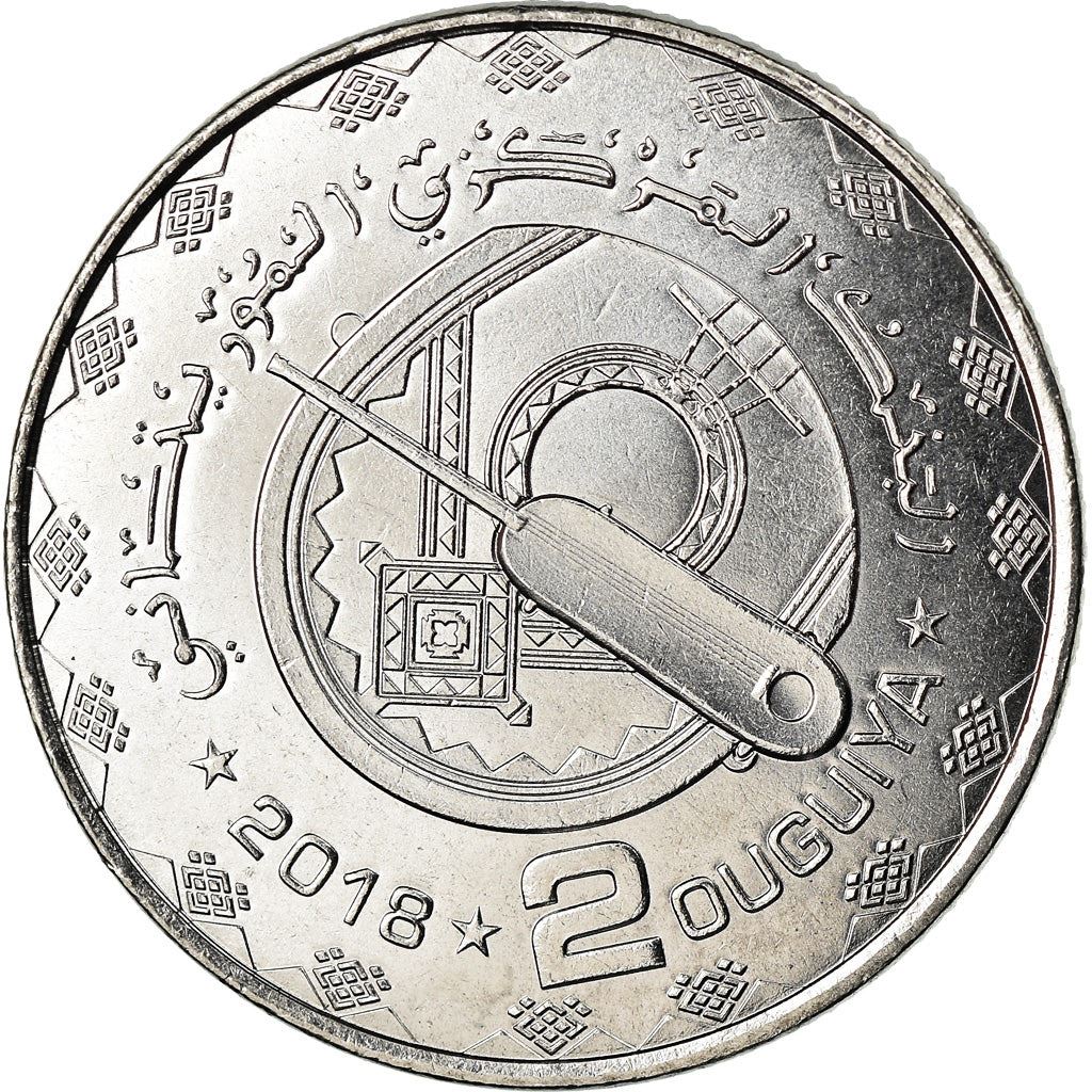 Mauritania | 2 Ouguiya Coin | National Instruments | Km:16 | 2018