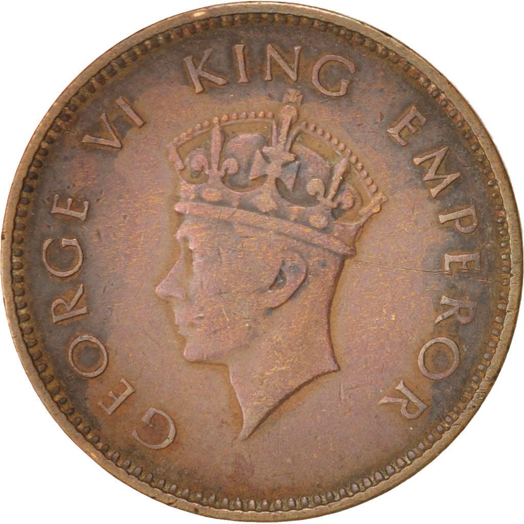 India - British | 1/4 Anna Coin | King George VI | Km:530 | 1938 - 1940