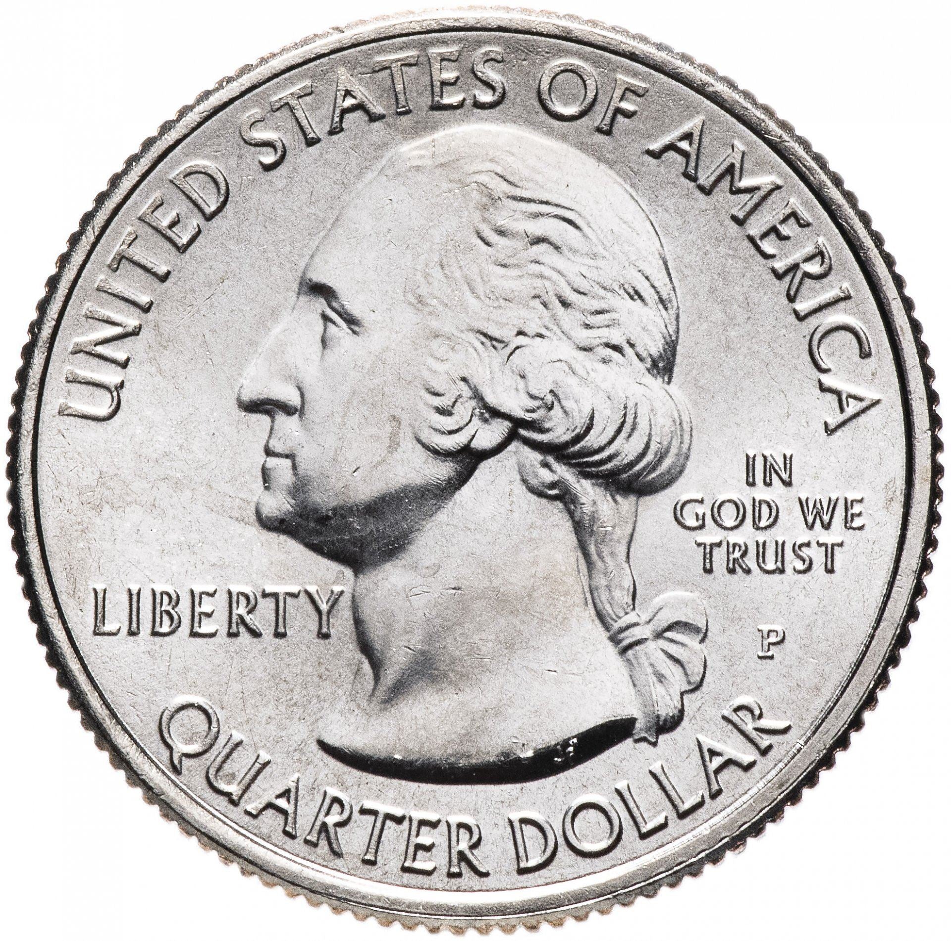 United States | ¼ Dollar Coin | Copper-nickel clad copper | War in the Pacific National Historical Park, Guam | KM:696 | 2019