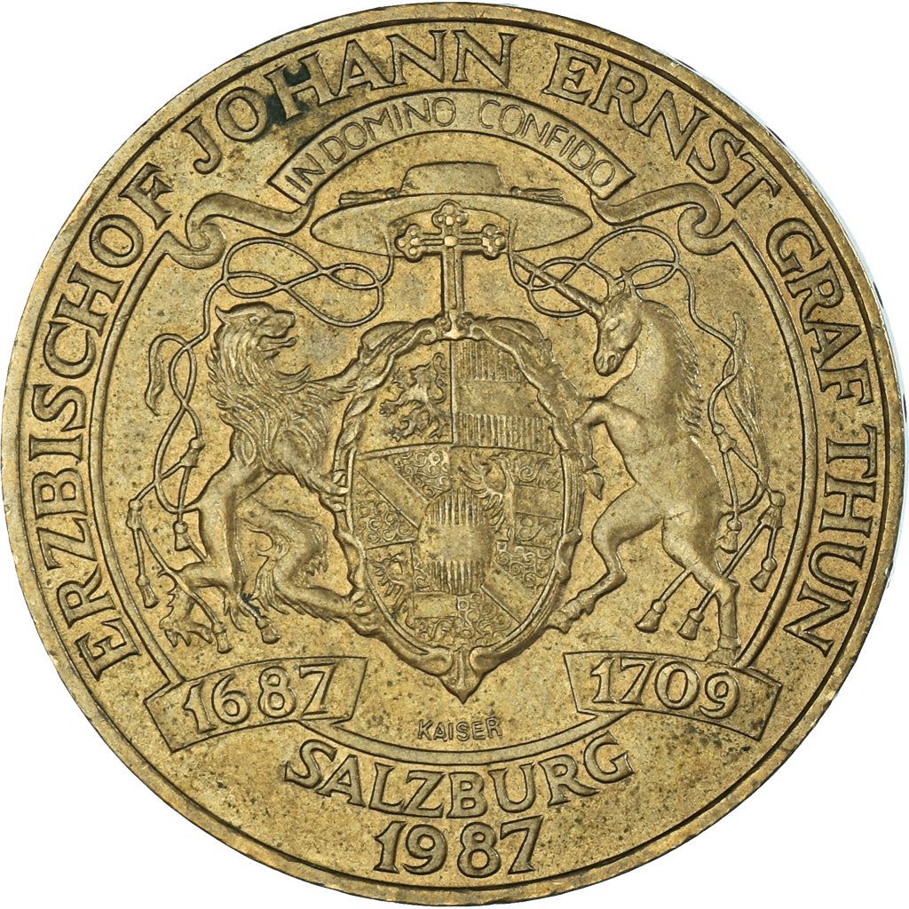 Austria | 20 Schilling Coin | Arcbishop Johann | Km:2980 | 1987 - 1993