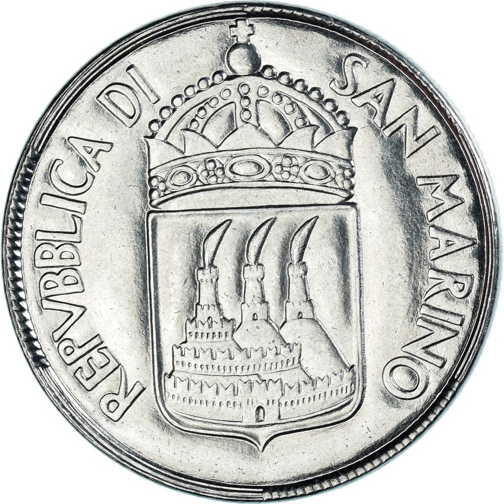 San Marino | 50 Lire Coin | Social Justice | Km:27 | 1973