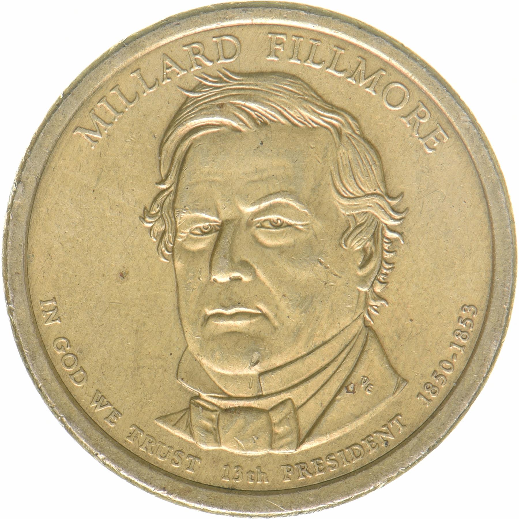Vereinigte Staaten | 1-Dollar-Münze | Millard Fillmore | KM:475 | 2010