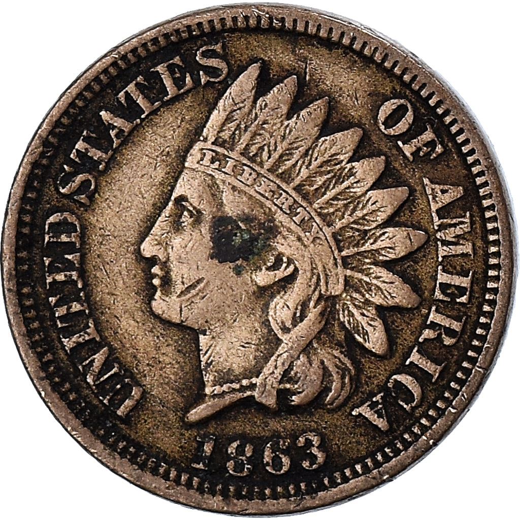 United States | 1 Cent Coin | Lady Liberty | KM90 | 1860 - 1864