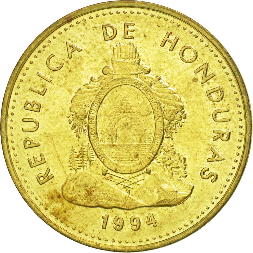 Honduras | 5 Centavos Coin | Wreath | KM:72.3 | 1993 - 1994