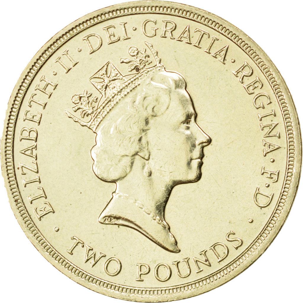 United Kingdom | 2 Pounds Coin | Commonwealth Games | Km:947 | 1986