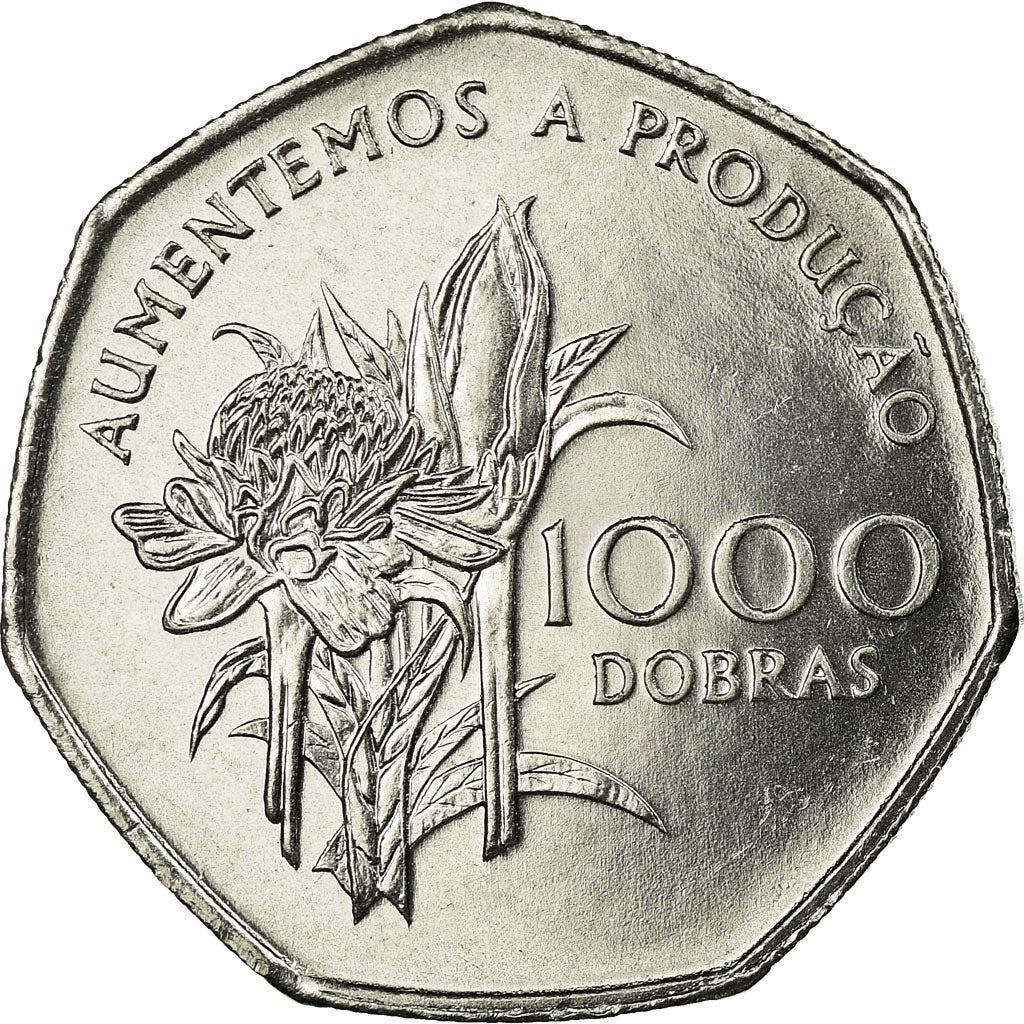 Sao Tome and Principe | 1000 Dobras Coin | FAO | Km:90 | 1997
