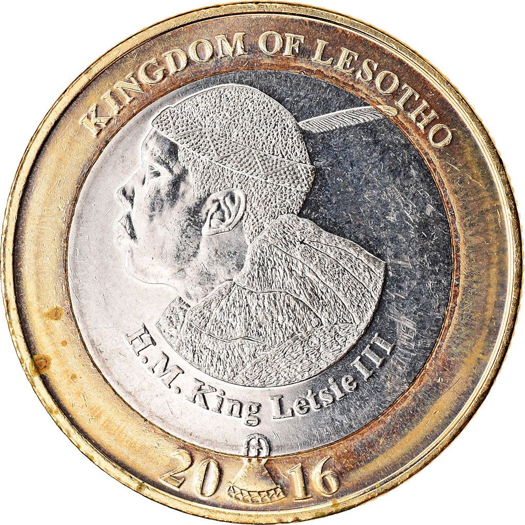 Lesotho | 5 Maloti Coin | King Letsie III | 2016