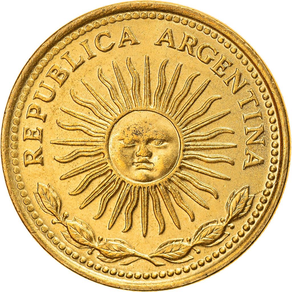 Argentina 10 Pesos | Sol de Mayo | Olivkvistmynt | KM72 | 1976 - 1978