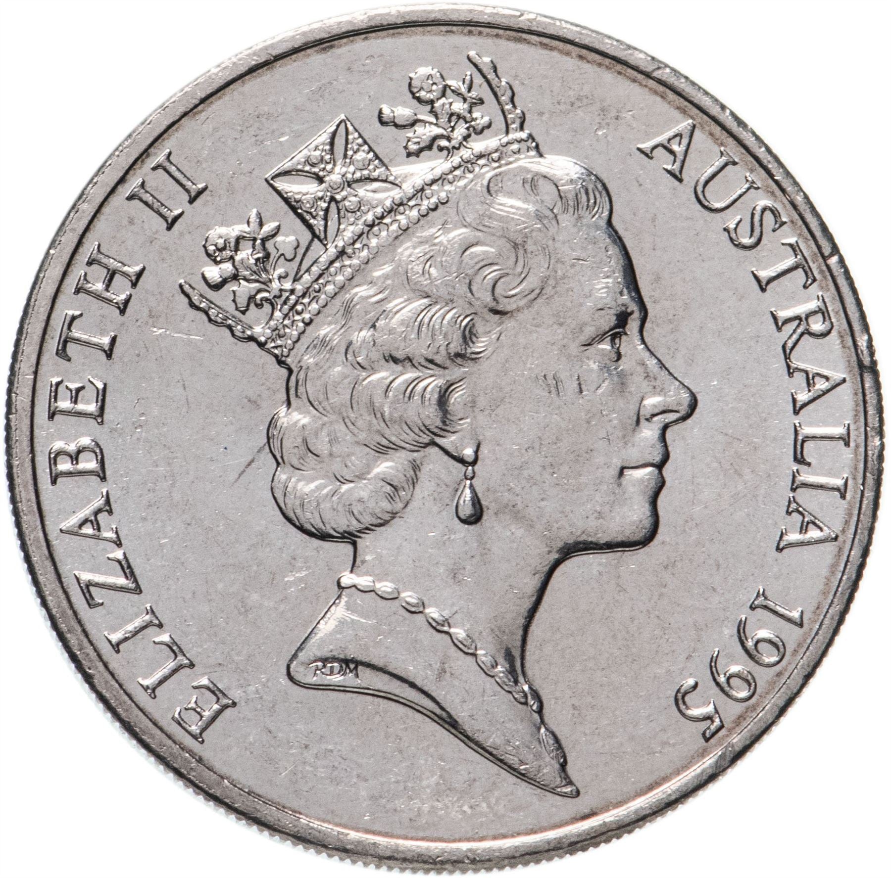 Australia | Moneta da 20 centesimi | Nazioni Unite | Km:295 | 1995