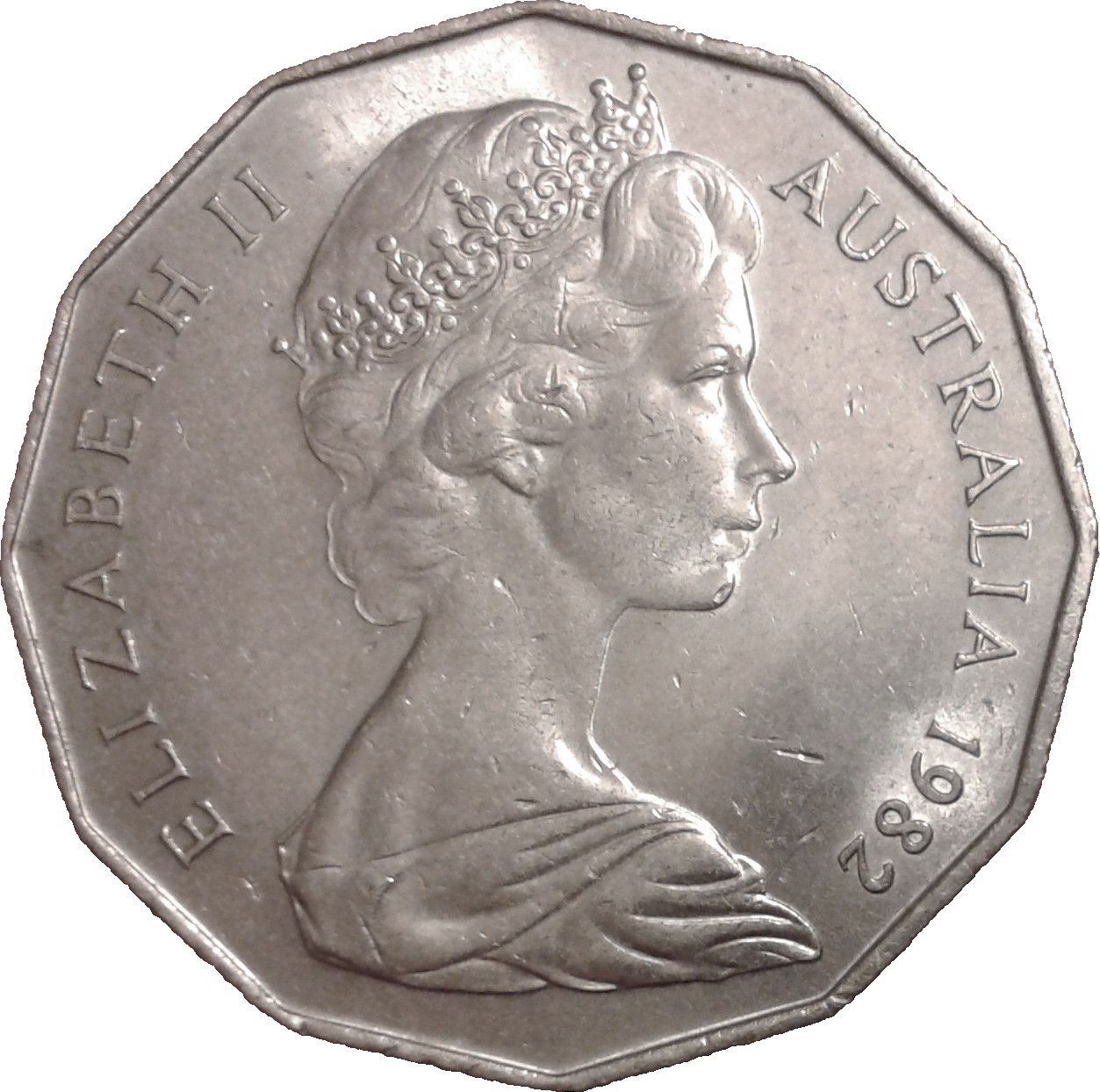 Australia | 50 Cents Coin | Brisbane Commonwealth Games | Km:74 | 1982